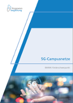 Cover der Broschüre zu 5G-Campusnetze