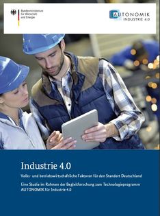 Cover der Publikation Studie Industrie 4.0