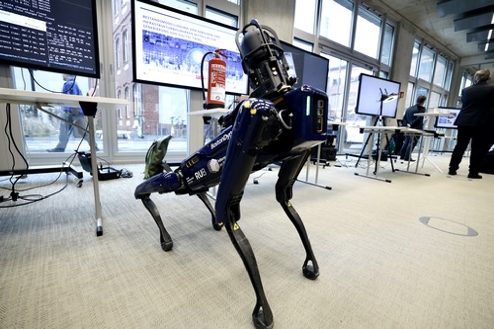 BIMKIT-Assistenz-Roboterhund von Boston Dynamics des BIMKIT-Projektes.