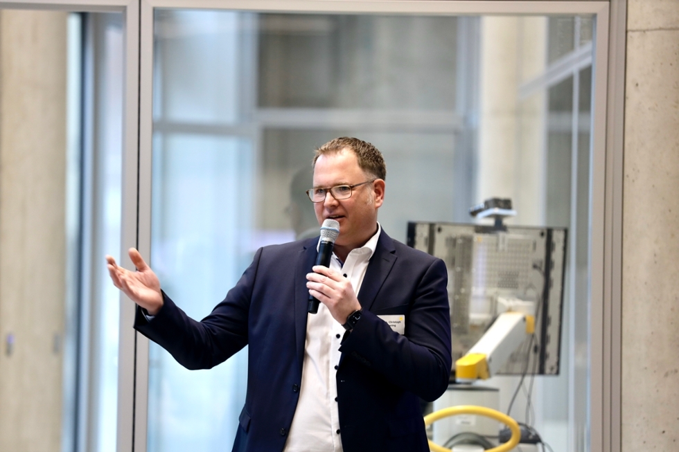 Dr.-Ing. Christoph Sievering vom Projekt SDaC - Smarte Lieferscheinerkennung für die Zukunft der Baustellenlogistik.