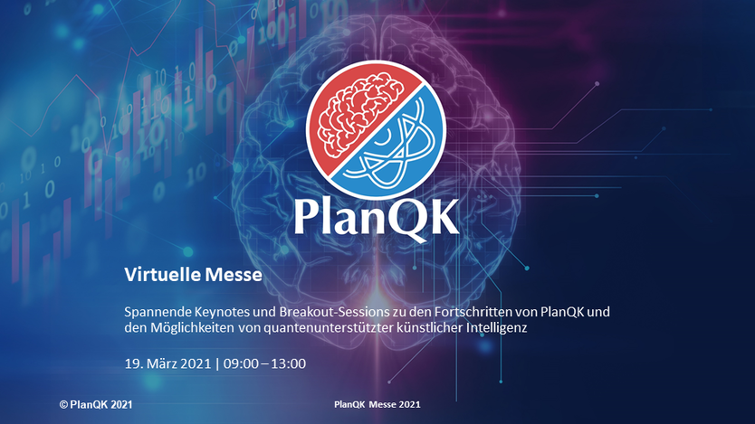 Einladungsgrafik zur PlanQK-Messe mit Projekt-Logo