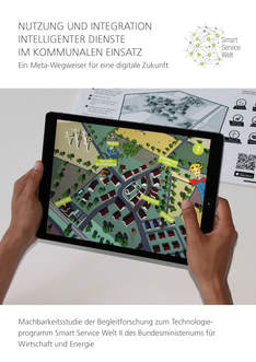 Dieses Bild zeigt das Cover der Publikation "Nutzung und Integration intelligenter Dienste im kommunalen Einsatz: Ein Meta-Wegweiser für eine digitale Zukunft".