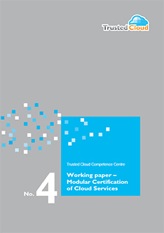 Cover Working paper – Modular Certification of Cloud Services