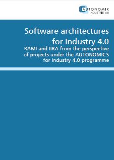 Cover der Broschüre Software architectures for Industry 4.0
