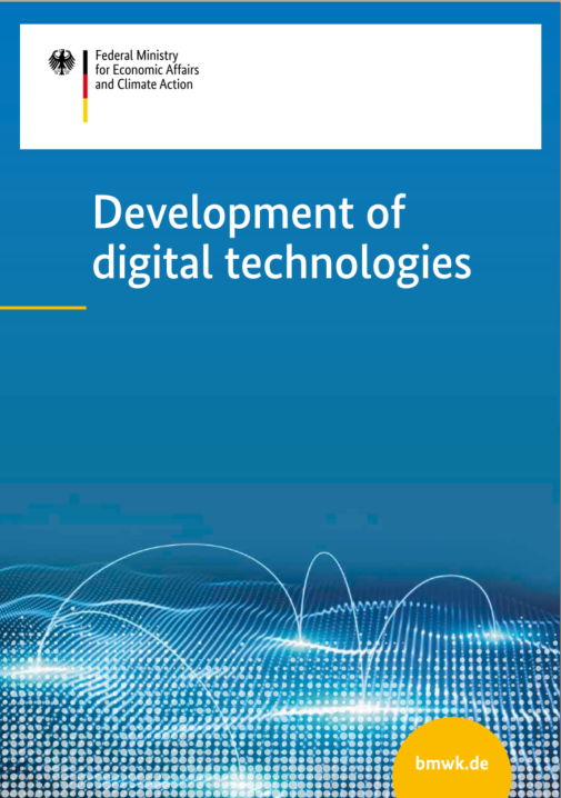 Cover of the brochure Development of digital technologies