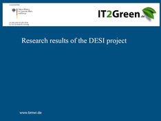 Results DESI project