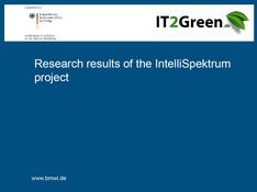 Results IntelliSpektrum project