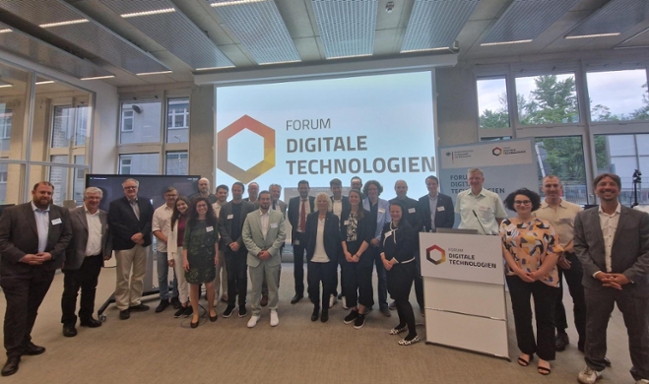 At the Digital Technologies Forum - In addition to engaging discussions, the event also highlighted ongoing research projects