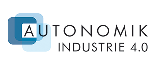 Logo des Förderprogramms AUTONOMIK Industrie 4.0